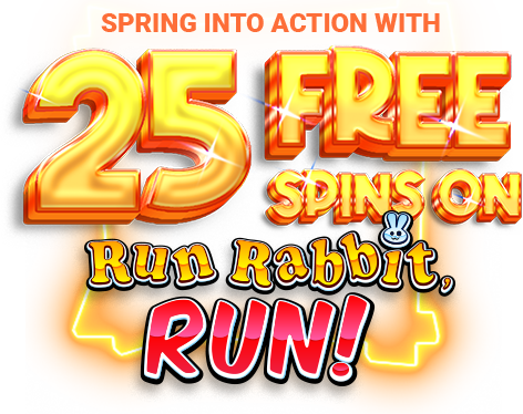 SlotBox 25 Free Spins on Run Rabbit, Run